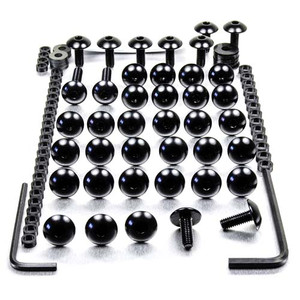 Κιτ αλουμινίου για φέρινγκ Yamaha YZF R6 2002 Μαύρο