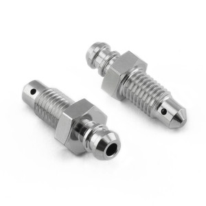 Ontluchtingsnippel roestvrij staal M7x(1.00mm) Hoofdremcilinder voorrem Set x2