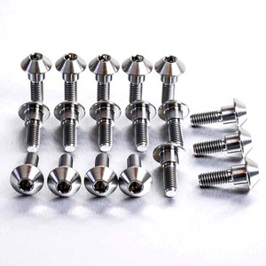 Βίδα δίσκου τιτανίου για την Yamaha M6x20mm Pack x18 Βίδα δίσκου τιτανίου για την Yamaha M6x20mm Pack x18