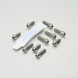 Tornillo de disco de titanio M6x20mm Capuchón Pack x10 Delantero