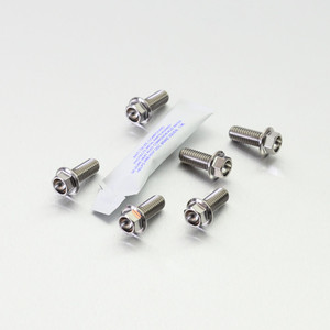 Titanium Disc Bolt M8x20mm Flanged Hex Pack x6 Rear Titanium Disc Bolt M8x20mm Flanged Hex Pack x6 Rear