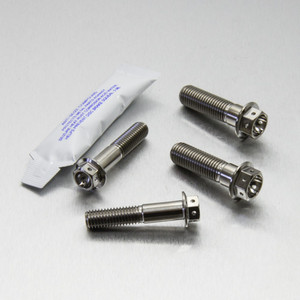 Titanium Top & Bottom Clamp Yoke Pinch Kit Race Spec