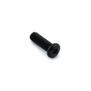 Aluminium Dome Head Bolt M5x(0.80mm)x16mm (9mm O/D) Black
