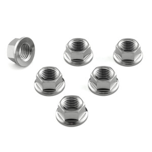 Titanium Sprocket Nut M10x(1.25mm) XS Pack x6 Titanium Sprocket Nut M10x(1.25mm) XS Pack x6
