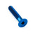 Titanium Countersunk Bolt M8x(1.25mm)x45mm Blue