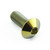 Τιτάνιο θόλο κεφάλι μπουλόνι M8x (1.25mm)x20mm χρυσό
