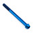 Tornillo de cabeza hueca de titanio M6x(1.00mm)x75mm Azul