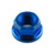 Tuerca dentada de titanio M10x(1.00mm) Azul