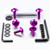 Aluminium Mudguard & Hugger Bolt Kit Purple