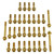 Stainless Steel Engine Kit Kawasaki Z900 Flanged Hex Gold