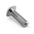 Ανοξείδωτος θόλος κεφάλι μπουλόνι M8x (1.25mm)x25mm