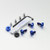 Titanium Screen Bolt Kit Honda VFR1200F Blue