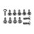 Titanium Disc Bolt To Fit Honda M8x24mm Pack x12