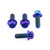 Titanium Disc Bolt M6x16mm Race Spec Pack x4 Rear Purple Haze