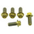 Titanium Disc Bolt M8x20mm Race Spec Pack x5 Rear Gold