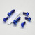 Kit de tornillos de titanio para el soporte del motor Azul