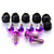 Titanium 7 Bolt Cagiva Bolt & Nut Kit Purple Haze