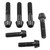 Titanium Top & Bottom Clamp Yoke Pinch Kit Black