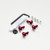 Aluminium Screen Kit Honda VFR1200F Red