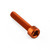 Aluminium Top Cap Bolt Kit M6x(1.00mm)x30mm Parallel Head Socket Cap Orange