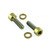 Titanium Crank Arm Pinch Bolts M5x(0.80mm)x20mm Parallel Socket Cap w/Washers - Pack x2 Gold
