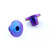 Titanium Shimano Brake Bleed Port Bolts - Pair Purple Haze