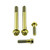Titanium Clip-On / Handle Bar Mount Bolt Kit  Gold