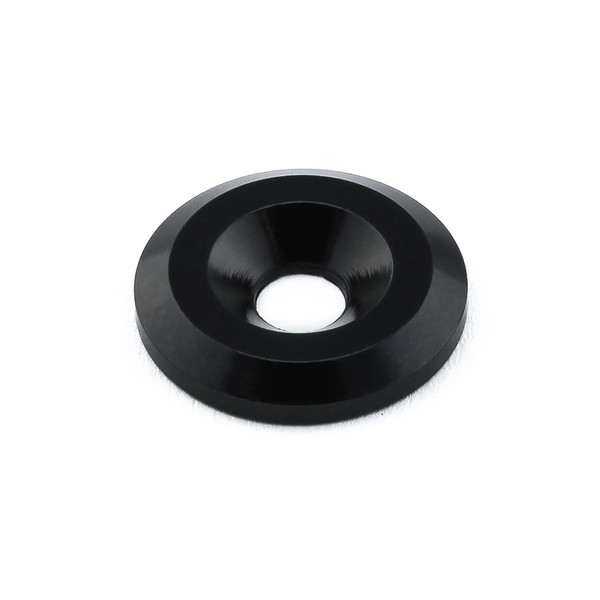 Aluminium Countersunk Washer M5 (19mm O/D) Black