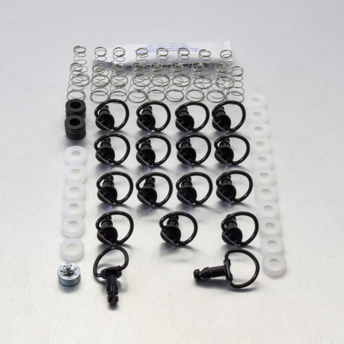 Aluminium Quick Release Stud 17mm D-Ring Pack x17 Black