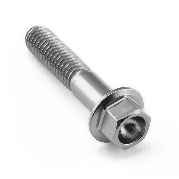 Titanium Flanged Hex Head Bolt M6x(1.00mm)x30mm