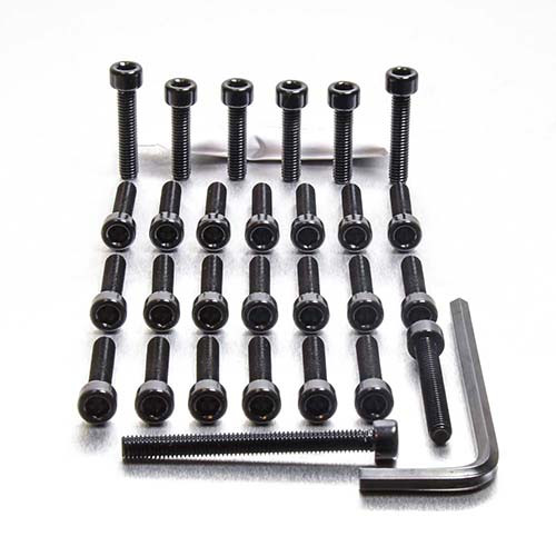 Aluminium Engine Kit Honda CBR600 FX-FY-F1-F5 Black