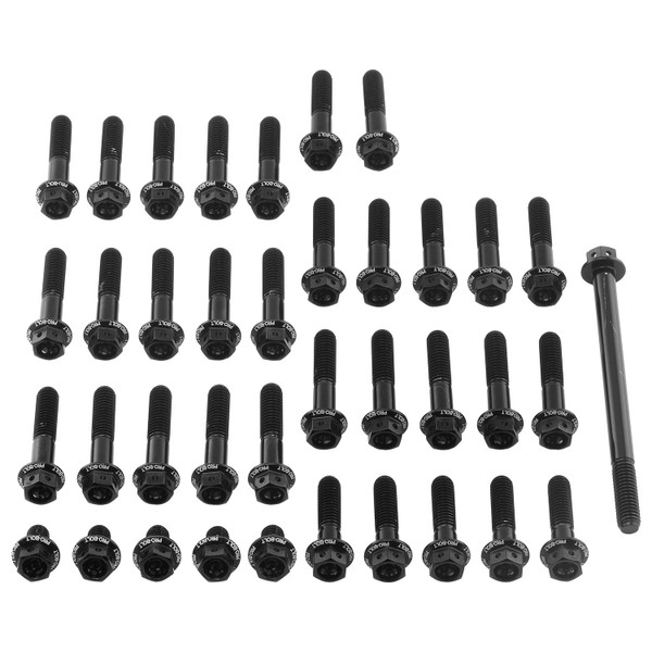 Aluminium Engine Kit Kawasaki KLR600 Race Spec Etched Black