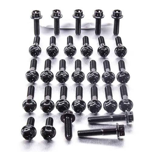 Aluminium Engine Kit Yamaha MT07 Race Spec Etched Black