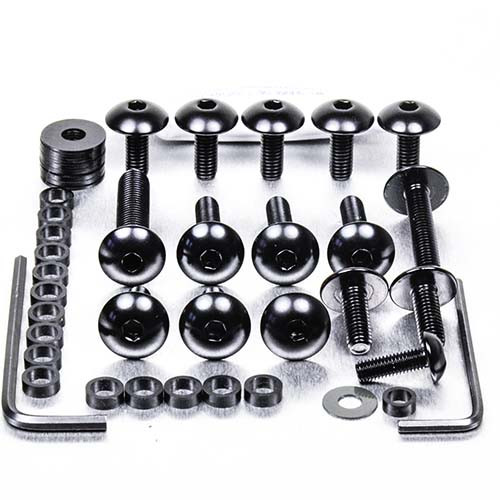 Aluminium Fairing Kit Honda NSR125R (ex seat bolts) Black