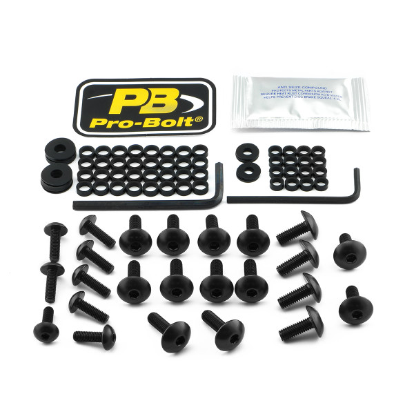 Aluminium Fairing Kit Honda CBR1000 RR Fireblade 08-16 Black