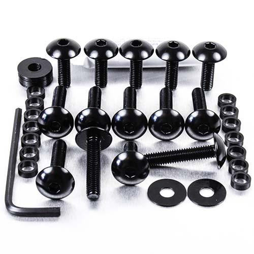 Aluminium Fairing Kit Kawasaki GPZ400R Black