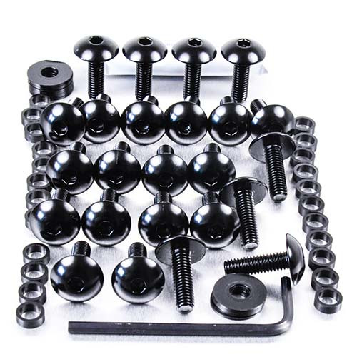 Aluminium Fairing Kit Kawasaki Versys 650 06-09 Black