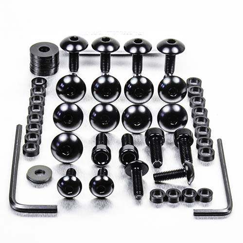 Aluminium Fairing Kit Kawasaki Z750 07-09 Black