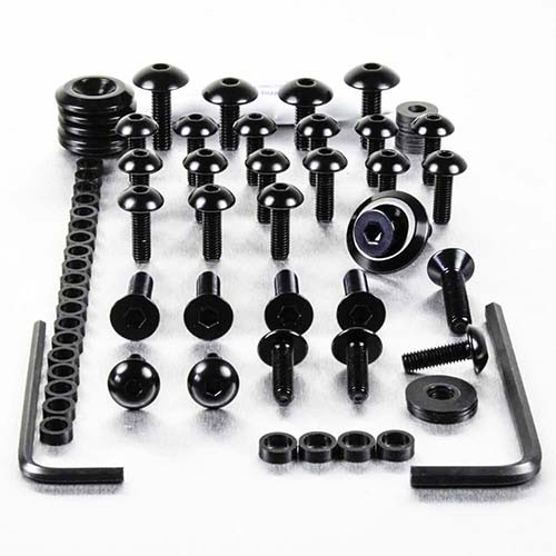 Aluminium Fairing Kit Kawasaki ZZR1100 C-D Black