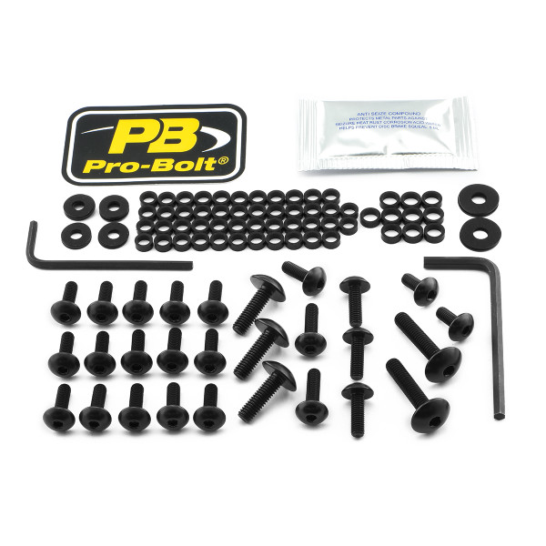 Aluminium Fairing Kit Kawasaki Ninja 650 Black