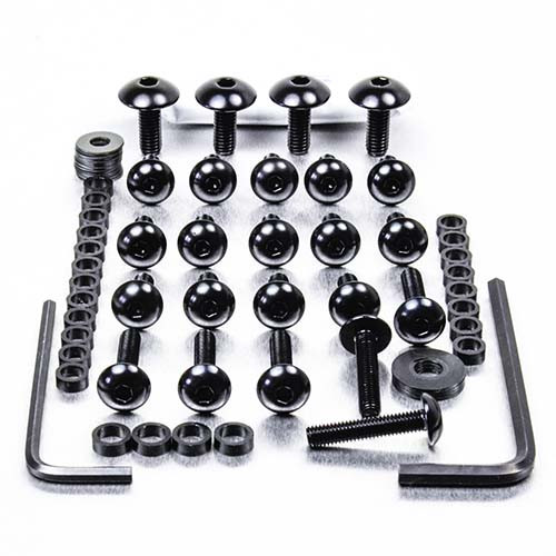 Aluminium Fairing Kit Aprilia RS125 94-98 Black