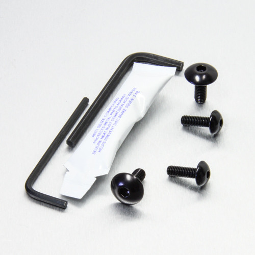 Aluminium Exhaust Heat Shield Mount Bolt Kit Black