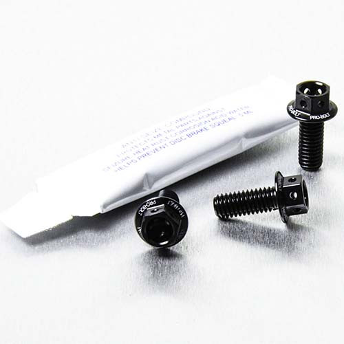 Aluminium Reservoir Mount Bolt Kit Rear Brake Black