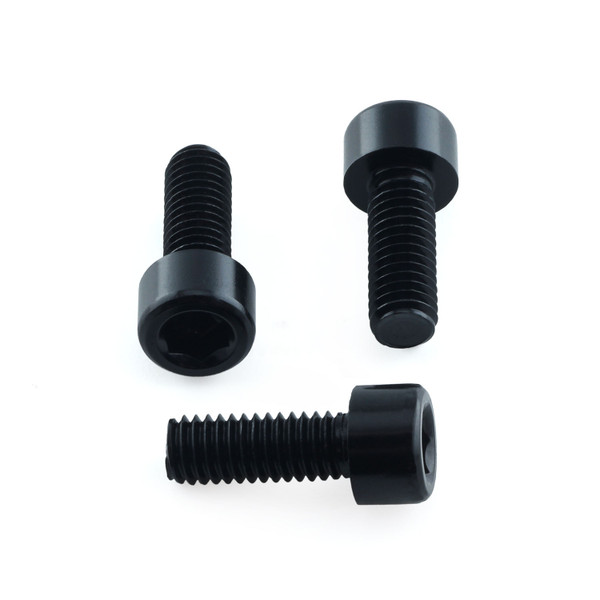 Aluminium Rear Brake Reservoir & Master Cylinder Bolt Kit Black