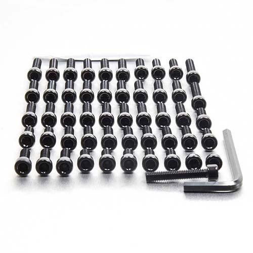 Aluminium Engine Kit Honda VT600 C Shadow Black