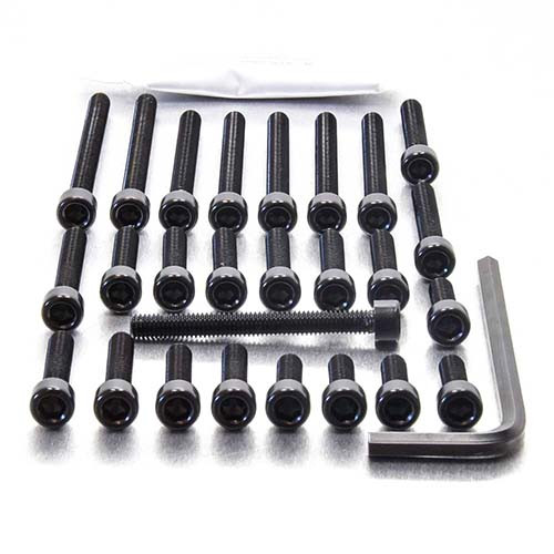 Aluminium Engine Kit Kawasaki GPZ600R Black