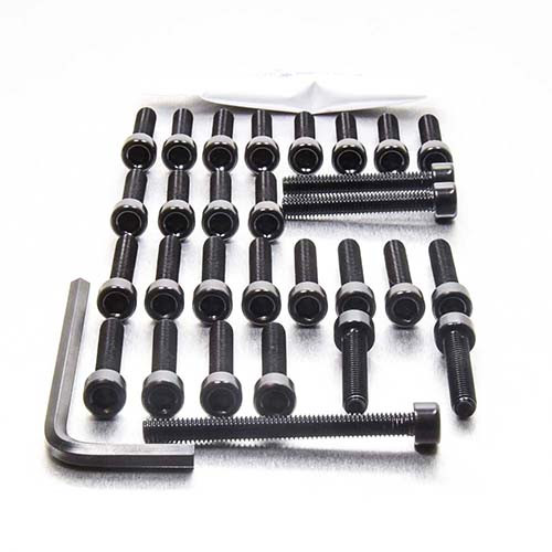 Aluminium Engine Kit Kawasaki ZX-R636 C1-C2 Ninja Black