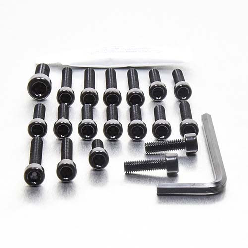 Aluminium Engine Kit Aprilia RS125 Extrema Black