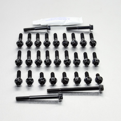 Aluminium Engine Kit Honda CRF250 Race Spec Etched 08-09 Black