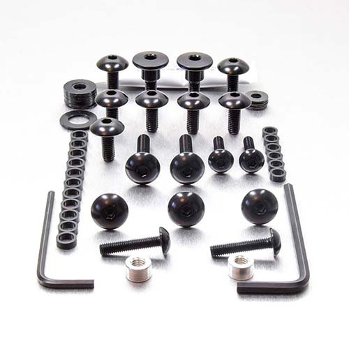 Aluminium Fairing Kit Kawasaki ER6-N 12-16 Black